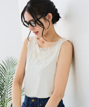 【C-FORTPOINT/フォートポイント】モチーフレースタンクトップ１ ❘ジーンズメイト公式オンラインショップ