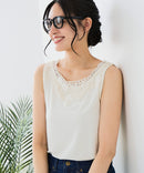 【C-FORTPOINT/フォートポイント】モチーフレースタンクトップ１ ❘ジーンズメイト公式オンラインショップ