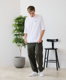 【ZERO STAIN/ゼロステイン】汗染みの目立ちにくいTシャツ ZEROSTAIN ロゴ アニマル バックプリント オーバーサイズTシャツ 防汚 UVカット ❘ジーンズメイト公式オンラインショップ