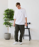 【ZERO STAIN/ゼロステイン】汗染みの目立ちにくいTシャツ ZEROSTAIN ロゴ アニマル バックプリント オーバーサイズTシャツ 防汚 UVカット ❘ジーンズメイト公式オンラインショップ