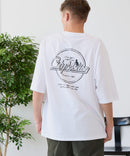 【ZERO STAIN/ゼロステイン】汗染みの目立ちにくいTシャツ ZEROSTAIN ロゴ アニマル バックプリント オーバーサイズTシャツ 防汚 UVカット ❘ジーンズメイト公式オンラインショップ