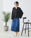 【C-FORTPOINT/フォートポイント】接触冷感・UVカット機能付き スタンドカラージップパーカー ❘ジーンズメイト公式オンラインショップ