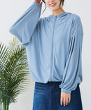 【C-FORTPOINT/フォートポイント】接触冷感・UVカット機能付き スタンドカラージップパーカー Lブルー FREE ❘ジーンズメイト公式オンラインショップ