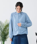 【C-FORTPOINT/フォートポイント】接触冷感・UVカット機能付き スタンドカラージップパーカー ❘ジーンズメイト公式オンラインショップ