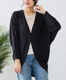 【C-FORTPOINT/フォートポイント】接触冷感・UVカット機能付き ドルマンスリーブカーディガン チャコールグレー FREE ❘ジーンズメイト公式オンラインショップ