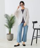 【C-FORTPOINT/フォートポイント】接触冷感・UVカット機能付き ドルマンスリーブカーディガン ❘ジーンズメイト公式オンラインショップ