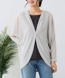 【C-FORTPOINT/フォートポイント】接触冷感・UVカット機能付き ドルマンスリーブカーディガン ライトグレー FREE ❘ジーンズメイト公式オンラインショップ