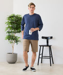 【ZERO STAIN/ゼロステイン】汗染みの目立ちにくいTシャツ ZEROSTAIN フットボール切り替え 7分袖 オーバーサイズ Tシャツ 防汚 UVカット ❘ジーンズメイト公式オンラインショップ