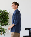 【ZERO STAIN/ゼロステイン】汗染みの目立ちにくいTシャツ ZEROSTAIN フットボール切り替え 7分袖 オーバーサイズ Tシャツ 防汚 UVカット ❘ジーンズメイト公式オンラインショップ