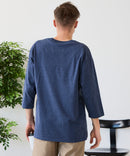 【ZERO STAIN/ゼロステイン】汗染みの目立ちにくいTシャツ ZEROSTAIN フットボール切り替え 7分袖 オーバーサイズ Tシャツ 防汚 UVカット ❘ジーンズメイト公式オンラインショップ