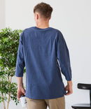 【ZERO STAIN/ゼロステイン】汗染みの目立ちにくいTシャツ ZEROSTAIN フットボール切り替え 7分袖 オーバーサイズ Tシャツ 防汚 UVカット ❘ジーンズメイト公式オンラインショップ