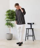 【ZERO STAIN/ゼロステイン】汗染みの目立ちにくいTシャツ ZEROSTAIN フットボール切り替え 7分袖 オーバーサイズ Tシャツ 防汚 UVカット ❘ジーンズメイト公式オンラインショップ