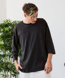 【ZERO STAIN/ゼロステイン】汗染みの目立ちにくいTシャツ ZEROSTAIN フットボール切り替え 7分袖 オーバーサイズ Tシャツ 防汚 UVカット ❘ジーンズメイト公式オンラインショップ