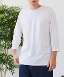 【ZERO STAIN/ゼロステイン】汗染みの目立ちにくいTシャツ ZEROSTAIN フットボール切り替え 7分袖 オーバーサイズ Tシャツ 防汚 UVカット ❘ジーンズメイト公式オンラインショップ