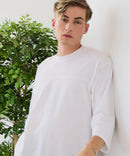 【ZERO STAIN/ゼロステイン】汗染みの目立ちにくいTシャツ ZEROSTAIN フットボール切り替え 7分袖 オーバーサイズ Tシャツ 防汚 UVカット ❘ジーンズメイト公式オンラインショップ