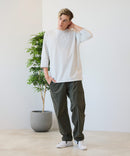 【ZERO STAIN/ゼロステイン】汗染みの目立ちにくいTシャツ ZEROSTAIN フットボール切り替え 7分袖 オーバーサイズ Tシャツ 防汚 UVカット ❘ジーンズメイト公式オンラインショップ