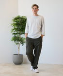 【ZERO STAIN/ゼロステイン】汗染みの目立ちにくいTシャツ ZEROSTAIN フットボール切り替え 7分袖 オーバーサイズ Tシャツ 防汚 UVカット ❘ジーンズメイト公式オンラインショップ