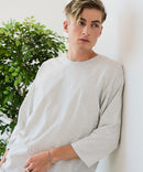 【ZERO STAIN/ゼロステイン】汗染みの目立ちにくいTシャツ ZEROSTAIN フットボール切り替え 7分袖 オーバーサイズ Tシャツ 防汚 UVカット ❘ジーンズメイト公式オンラインショップ