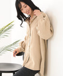 【C-FORT POINT/フォートポイント】ノーカラー ボリューム チュニック