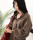 【C-FORT POINT/フォートポイント】ノーカラー ボリューム チュニック