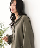 【C-FORT POINT/フォートポイント】ノーカラー ボリューム チュニック