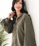 【C-FORT POINT/フォートポイント】ノーカラー ボリューム チュニック