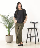 【C-FORTPOINT/フォートポイント】袖ケーブル柄 配色ニット