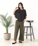 【C-FORTPOINT/フォートポイント】袖ケーブル柄 配色ニット