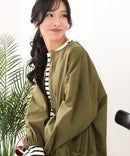 【C-FORTPOINT/フォートポイント】綿ツイル ノーカラージャケット