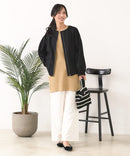 【C-FORTPOINT/フォートポイント】綿ツイル ノーカラージャケット