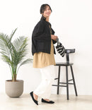 【C-FORTPOINT/フォートポイント】綿ツイル ノーカラージャケット