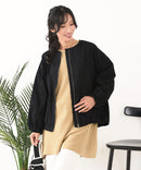 【C-FORTPOINT/フォートポイント】綿ツイル ノーカラージャケット