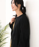 【C-FORTPOINT/フォートポイント】綿ツイル ノーカラージャケット