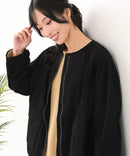 【C-FORTPOINT/フォートポイント】綿ツイル ノーカラージャケット