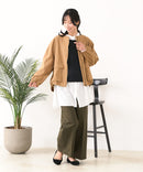 【C-FORTPOINT/フォートポイント】綿ツイル ノーカラージャケット