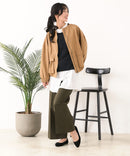 【C-FORTPOINT/フォートポイント】綿ツイル ノーカラージャケット