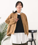 【C-FORTPOINT/フォートポイント】綿ツイル ノーカラージャケット