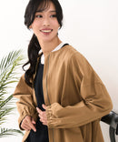 【C-FORTPOINT/フォートポイント】綿ツイル ノーカラージャケット