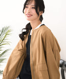 【C-FORTPOINT/フォートポイント】綿ツイル ノーカラージャケット