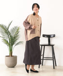 【C-FORTPOINT/フォートポイント】ドルマン配色カーディガン