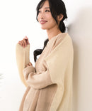 【C-FORTPOINT/フォートポイント】パッチワーク配色 ニットプルオーバー