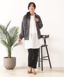 【C-FORT POINT/フォートポイント】スウェードポンチ フライトジャケット