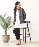 【C-FORT POINT/フォートポイント】スウェードポンチ フライトジャケット