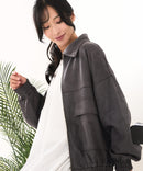 【C-FORT POINT/フォートポイント】スウェードポンチ フライトジャケット