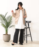 【C-FORT POINT/フォートポイント】スウェードポンチ フライトジャケット