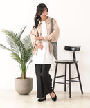 【C-FORT POINT/フォートポイント】スウェードポンチ フライトジャケット