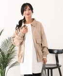 【C-FORT POINT/フォートポイント】スウェードポンチ フライトジャケット