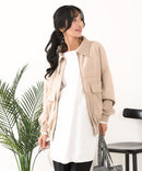 【C-FORT POINT/フォートポイント】スウェードポンチ フライトジャケット