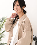 【C-FORT POINT/フォートポイント】スウェードポンチ フライトジャケット