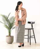 【C-FORT POINT/フォートポイント】スウェードポンチ フライトジャケット